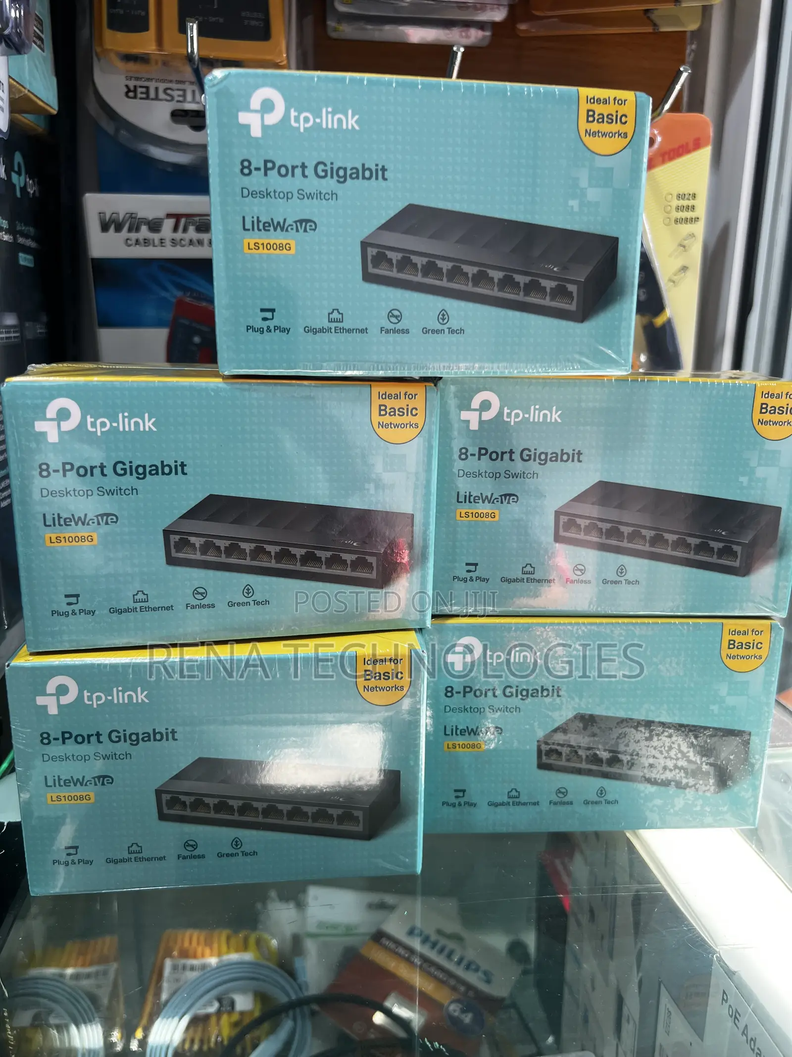 TP-Link LS1008G 8-Port Gigabit Desktop Switch
