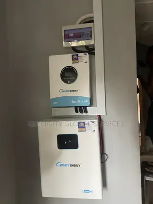 6kva Hybrid Inverter/5kwh Lithium Battery/ 620watts Bifacial Panels