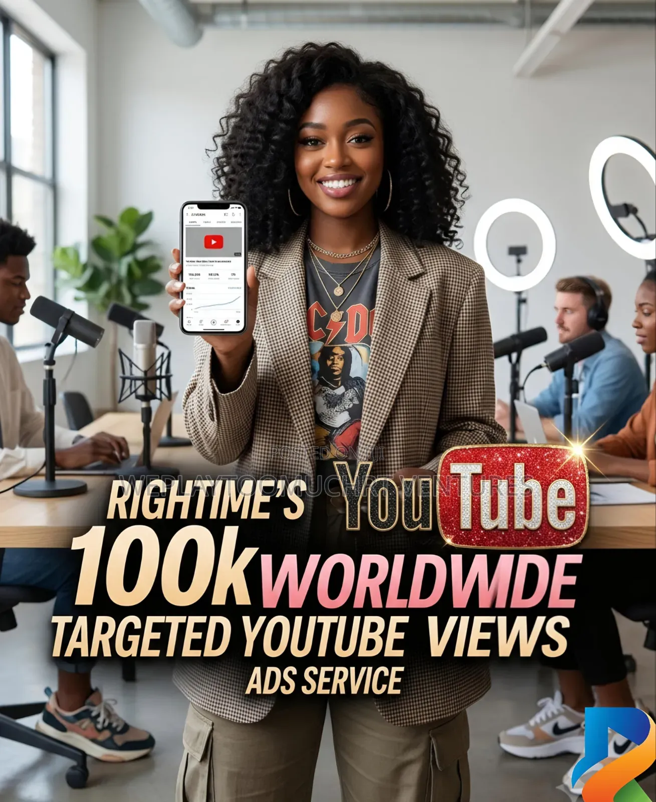 100k Worldwide Targeted YouTube Ads Views