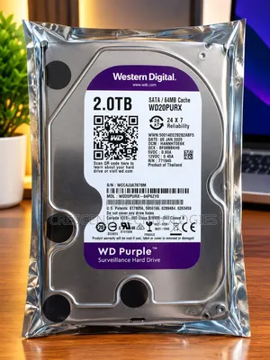 2 Terabyte Surveillance Hard Disk(Westeran Digital Purple)