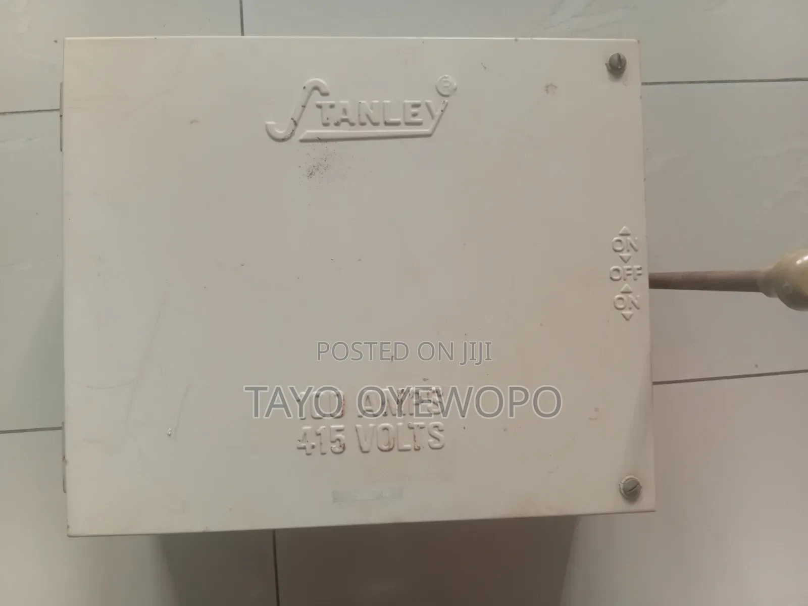 Stanley Change Over Switch (100 Amps)