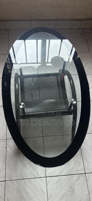 Oval Tempered Glass Coffee Table