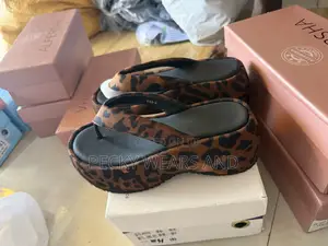 Luxury Wedge Heel Slippers