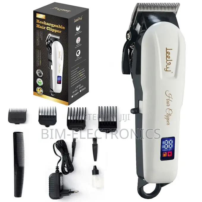 Rechargeable Hair Clipper With LCD Display