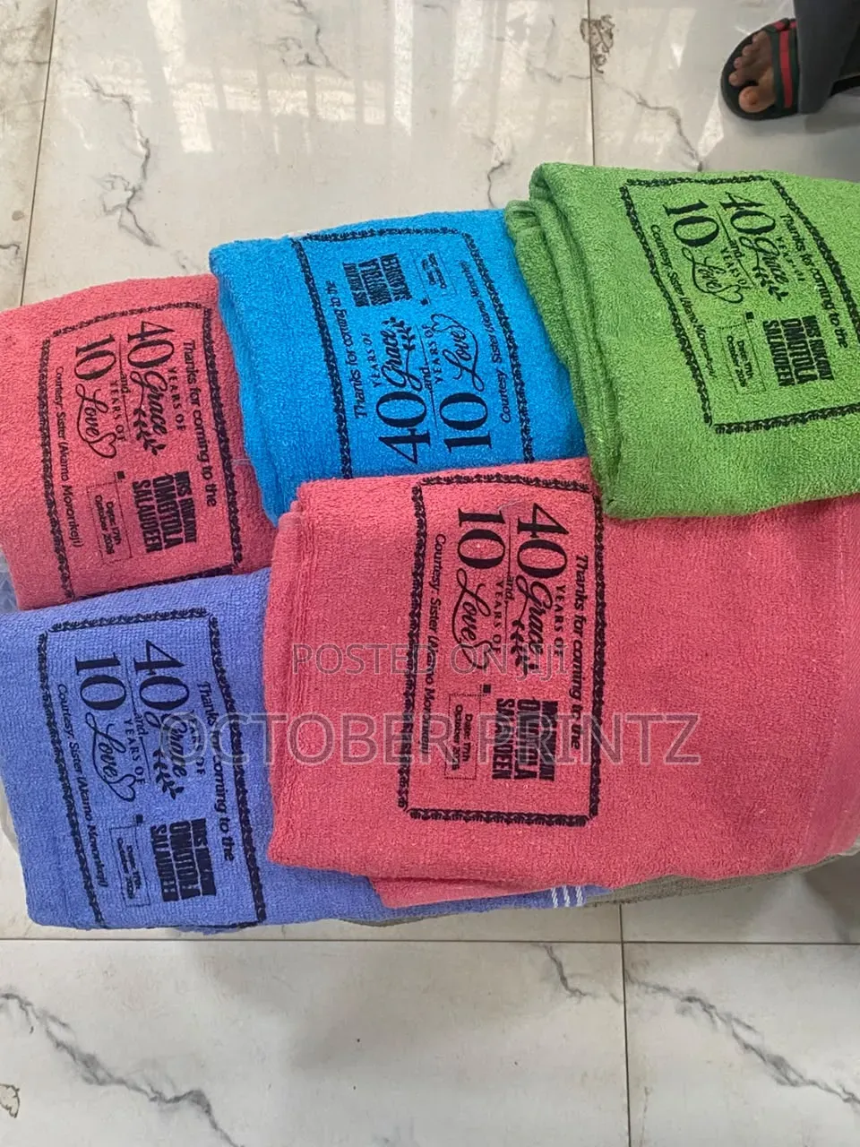 Towel Branding and Monogram