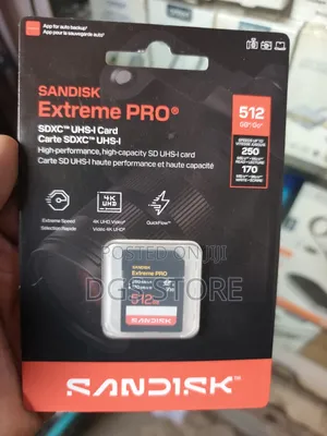 SanDisk Extreme Pro 512gb SD Card 250mbs