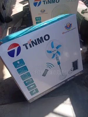 Bluetooth Solar Rechargeable Fan With Remote Control