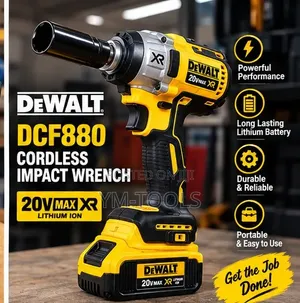 DeWALT 20V MAX XR Cordless Impact Wrench – Complete Kit