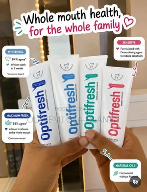 Optifresh Range of Toothpaste