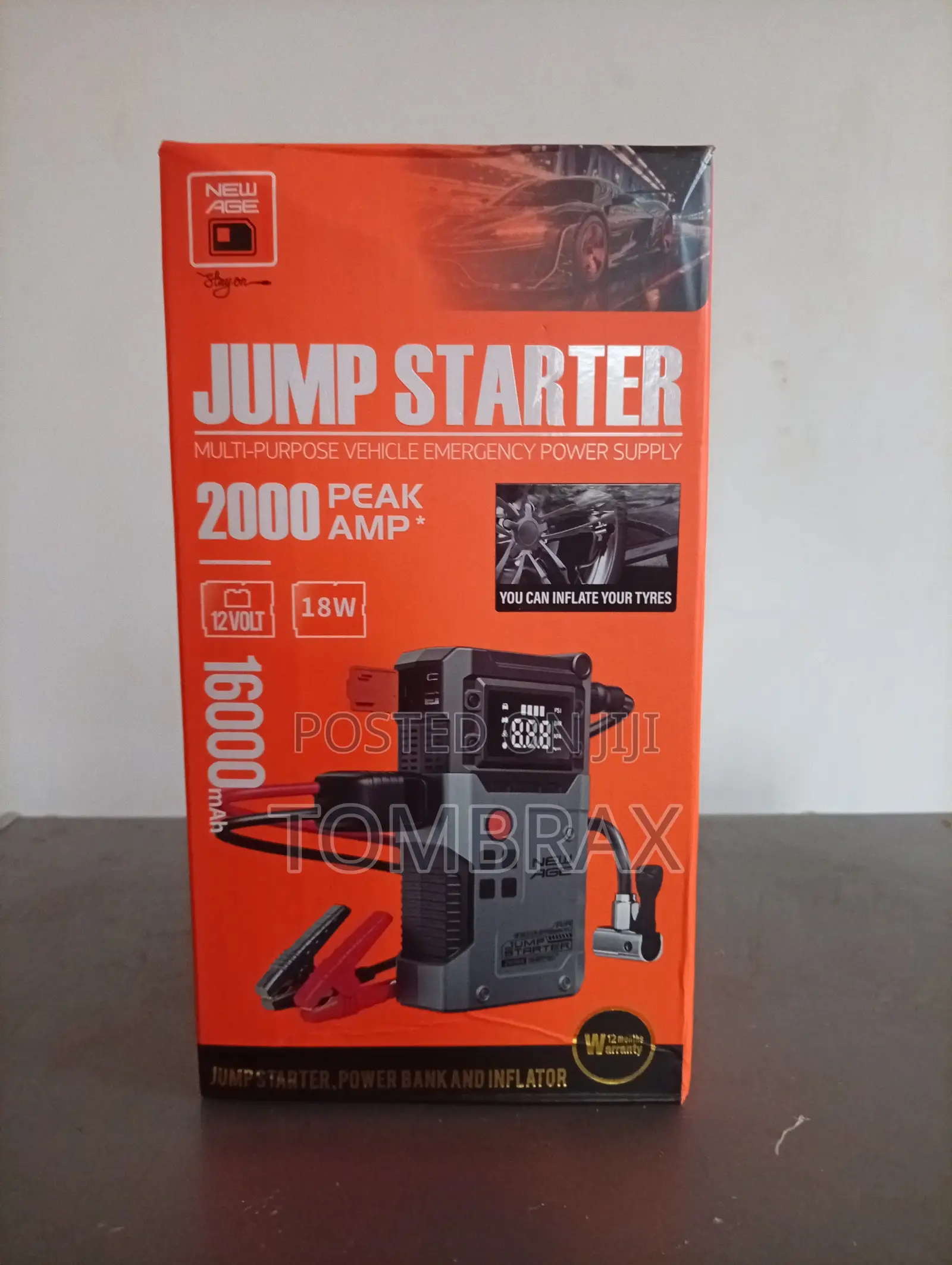Bolt Power 6 – 16000mAh New Age Car Jump Starter