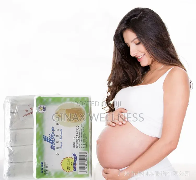White Maternity and Postpartum Disposable Underwear (5pieces Per Pack)