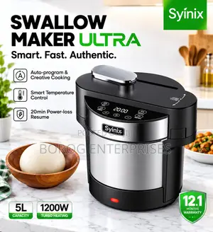 Syinix 5L Swallow Maker Ultra One Touch Digital Machine-Sfm50s1