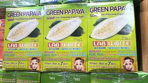 Green Papaya Soap Lab White by 12pcs