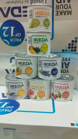 Ikeda Liquid Tin Can Car Air Freshener - Big Size, 120g Airfreshener