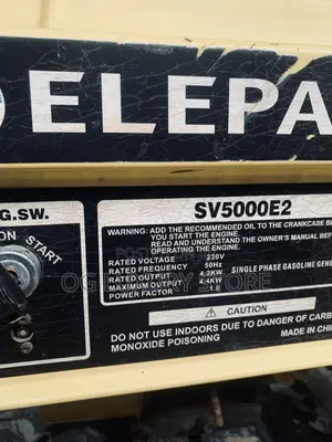Fairly Used 4.5KVA Elepaq Generator