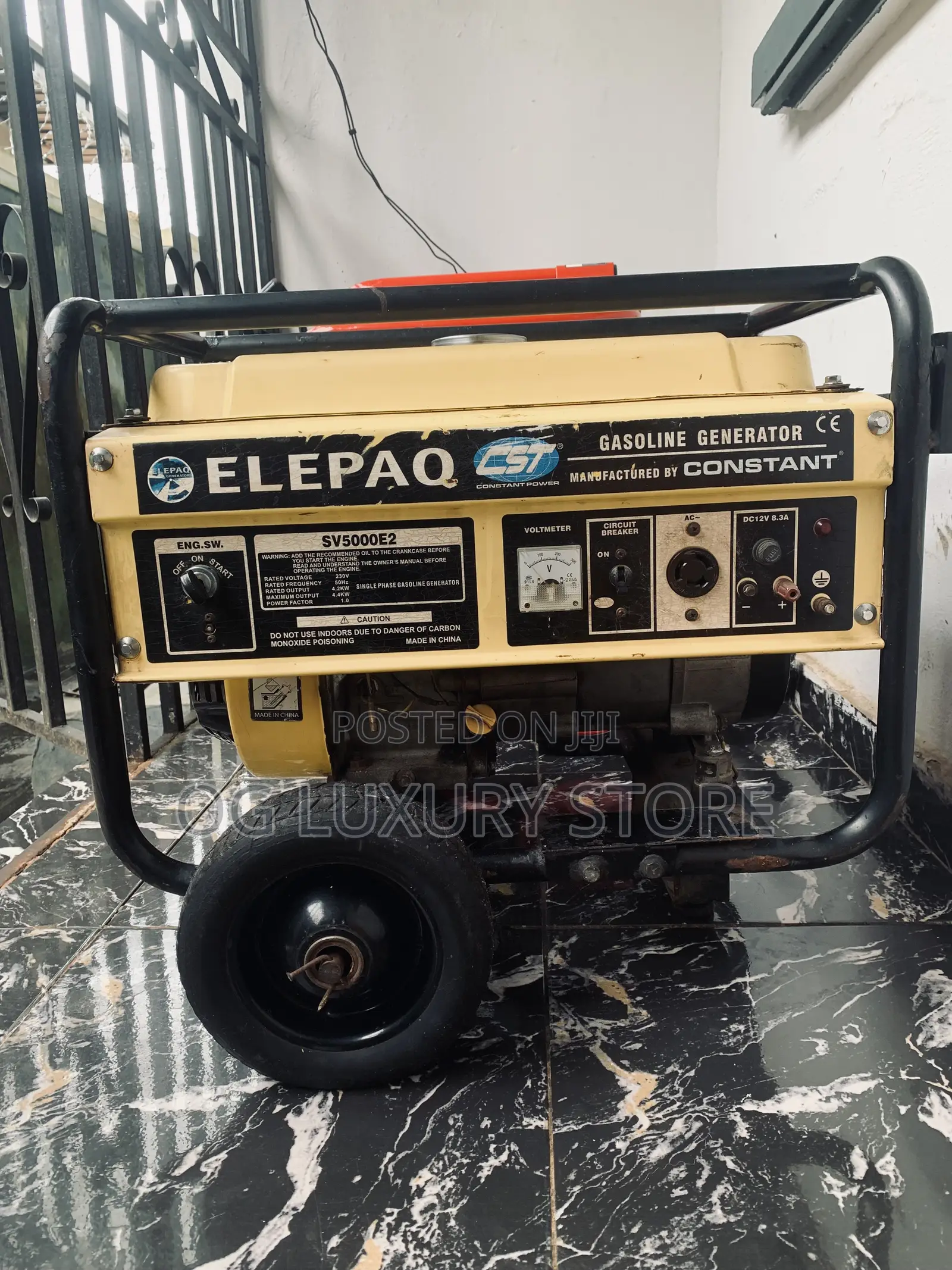 Fairly Used 4.5KVA Elepaq Generator