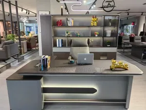 Executive 1.8m Manager's Office Desk With Extension and Led Lights