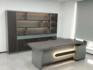 Executive 1.8m Manager's Office Desk With Extension and Led Lights