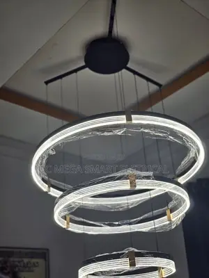 Modern Creative Nordic Luxury Multiple Cyclic Structures Pendant Light