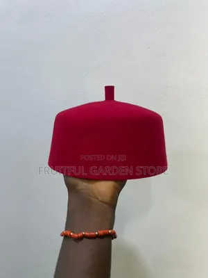 Riginal Igbo Red Cap - Okpu Odo - Plain Classic* ‎