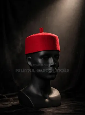 Riginal Igbo Red Cap - Okpu Odo - Plain Classic* ‎