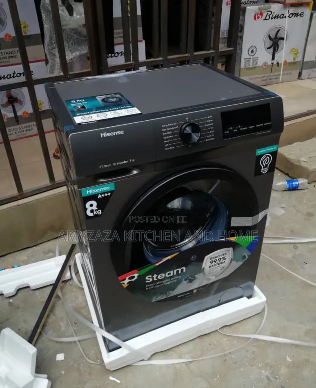 Hisense 8kg Inverter Automatic Washing Machine Front Load