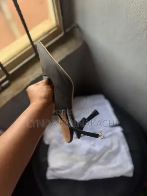 A Black Sling Shoe