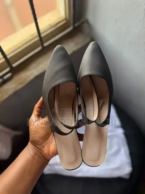 A Black Sling Shoe