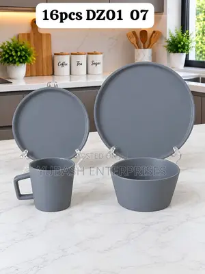 16pcs Dinner Sets Ash Color.