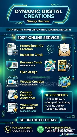 Professional Graphic Designer in Lagos