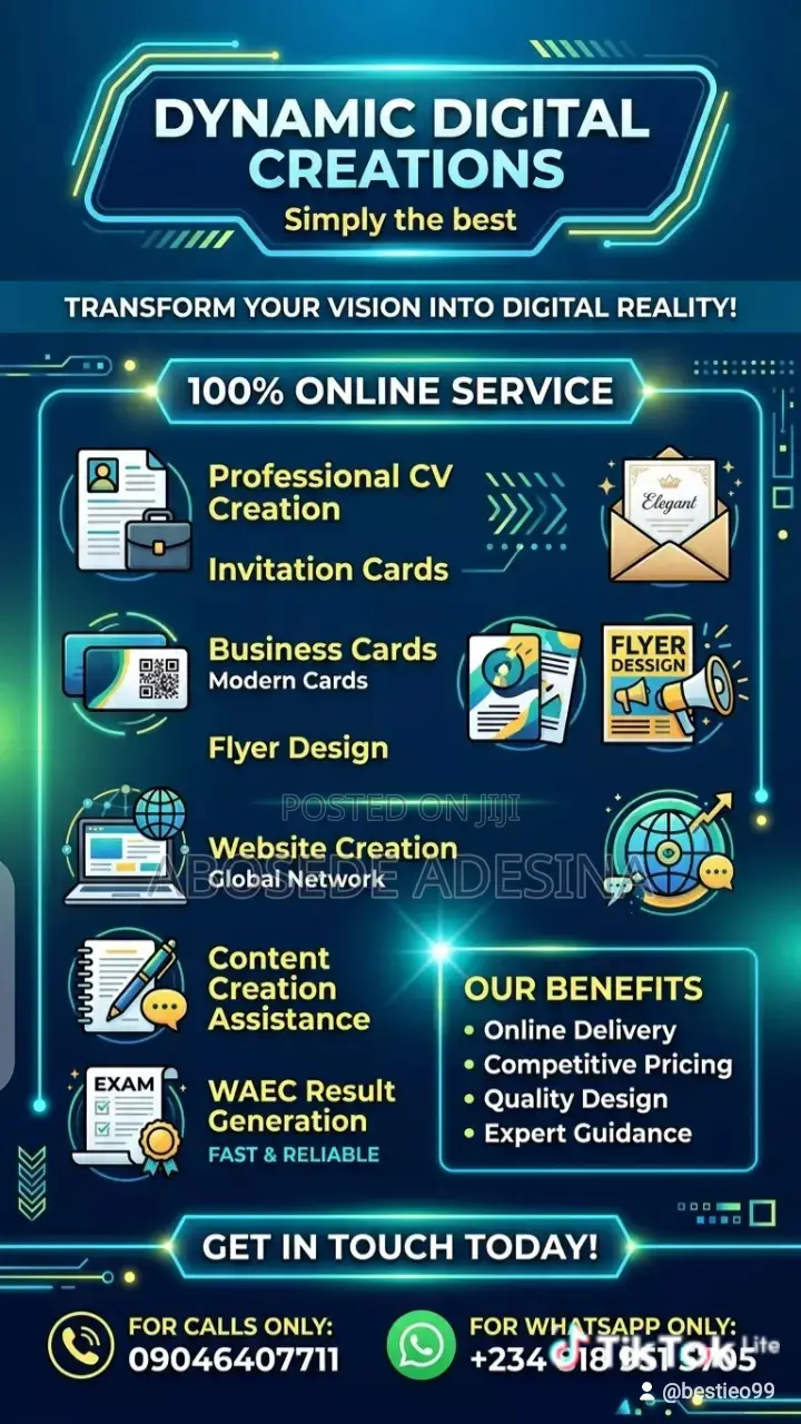 Professional Graphic Designer in Lagos