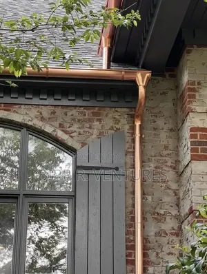 Copper Gutters for Rainwater Control