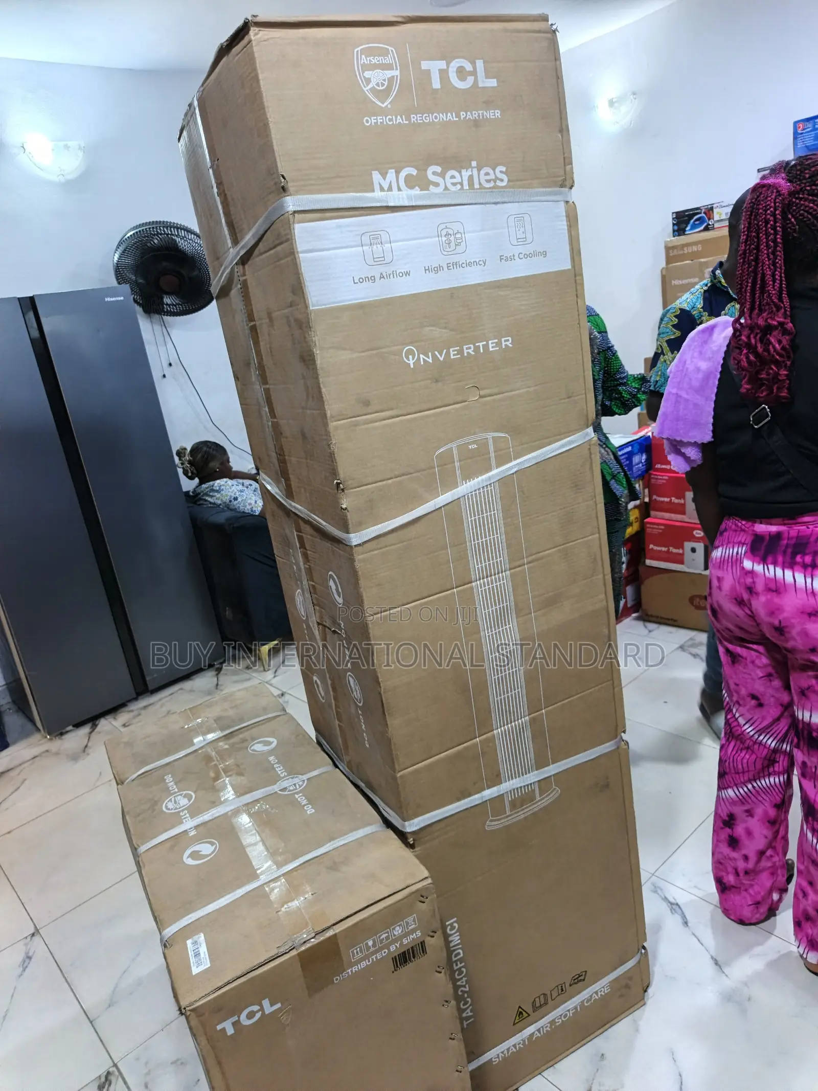 TCL 2hp Standing Remote-Controlled Inverter Tower Air Conditioner
