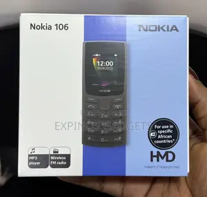 New Nokia 106 Black