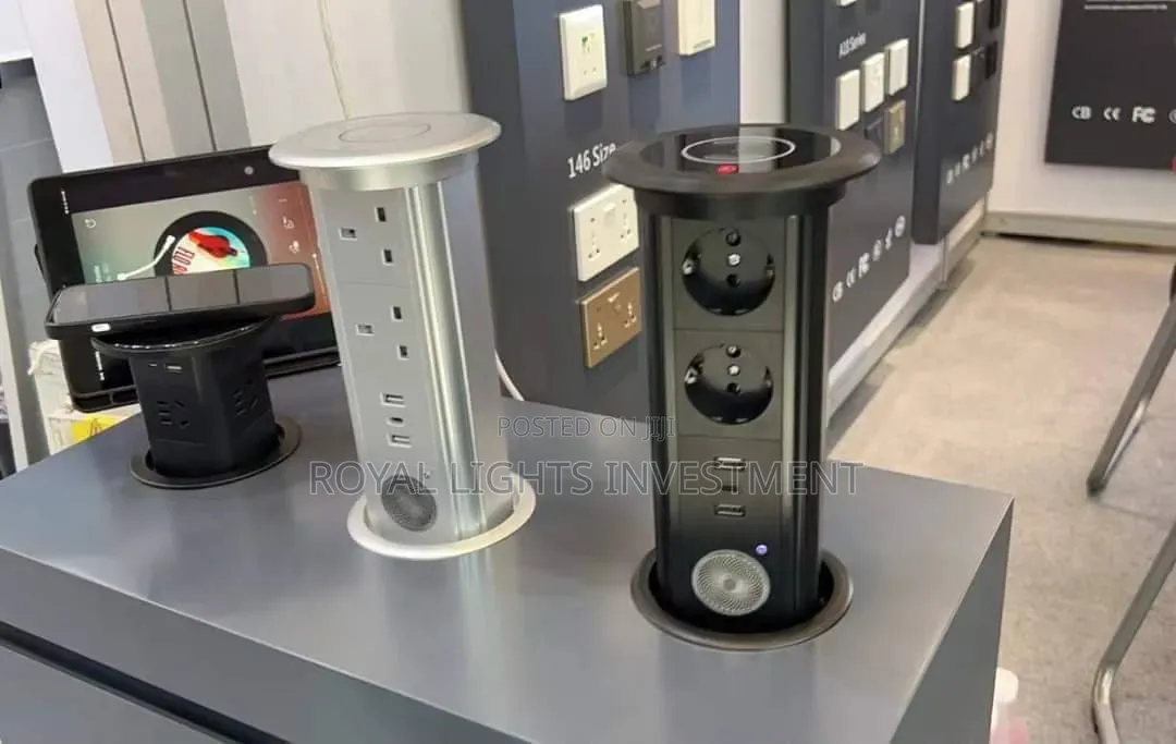 Popup Wireless Charge Socket