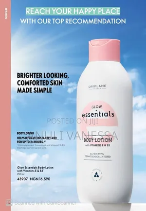 Glow Essential,milk and Honey Cream,Love Nature Raspberry Body Lotion