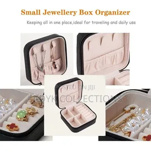 Mini Leather Jewelry Organiser/ Case/ Box