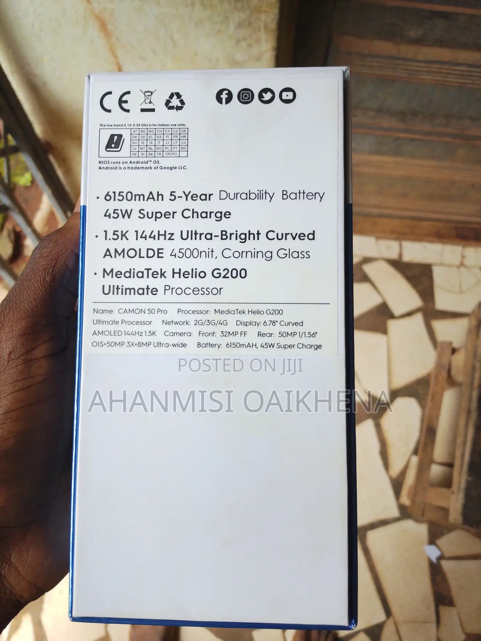 Tecno Camon 50 Pro 256 GB Gray