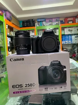 Canon Eos 250d 24.1mp 4k Dslr+ 18_55mm Is STM Kit
