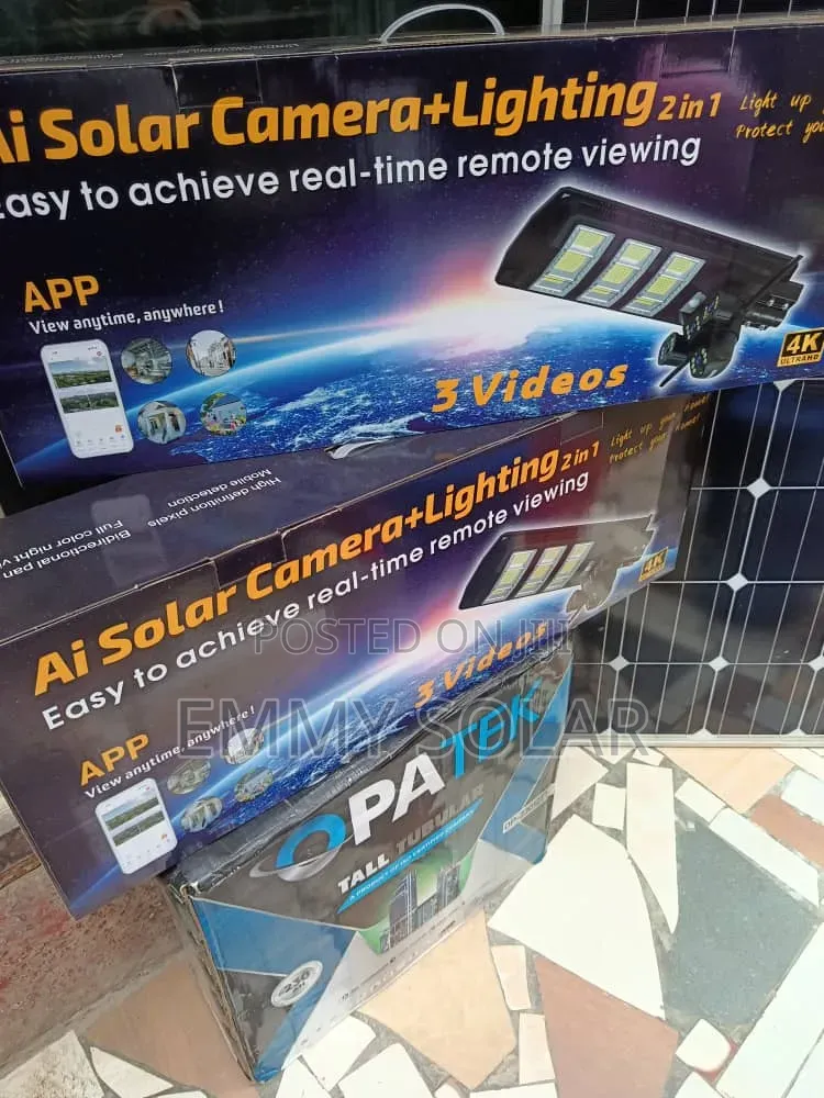 Solar Street Camera Light