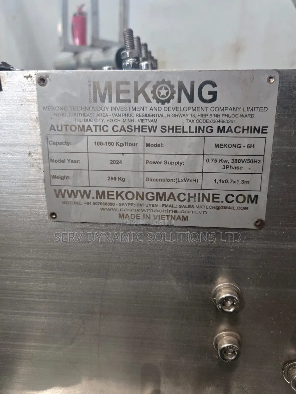 Automatic Cashew Shelling Machine