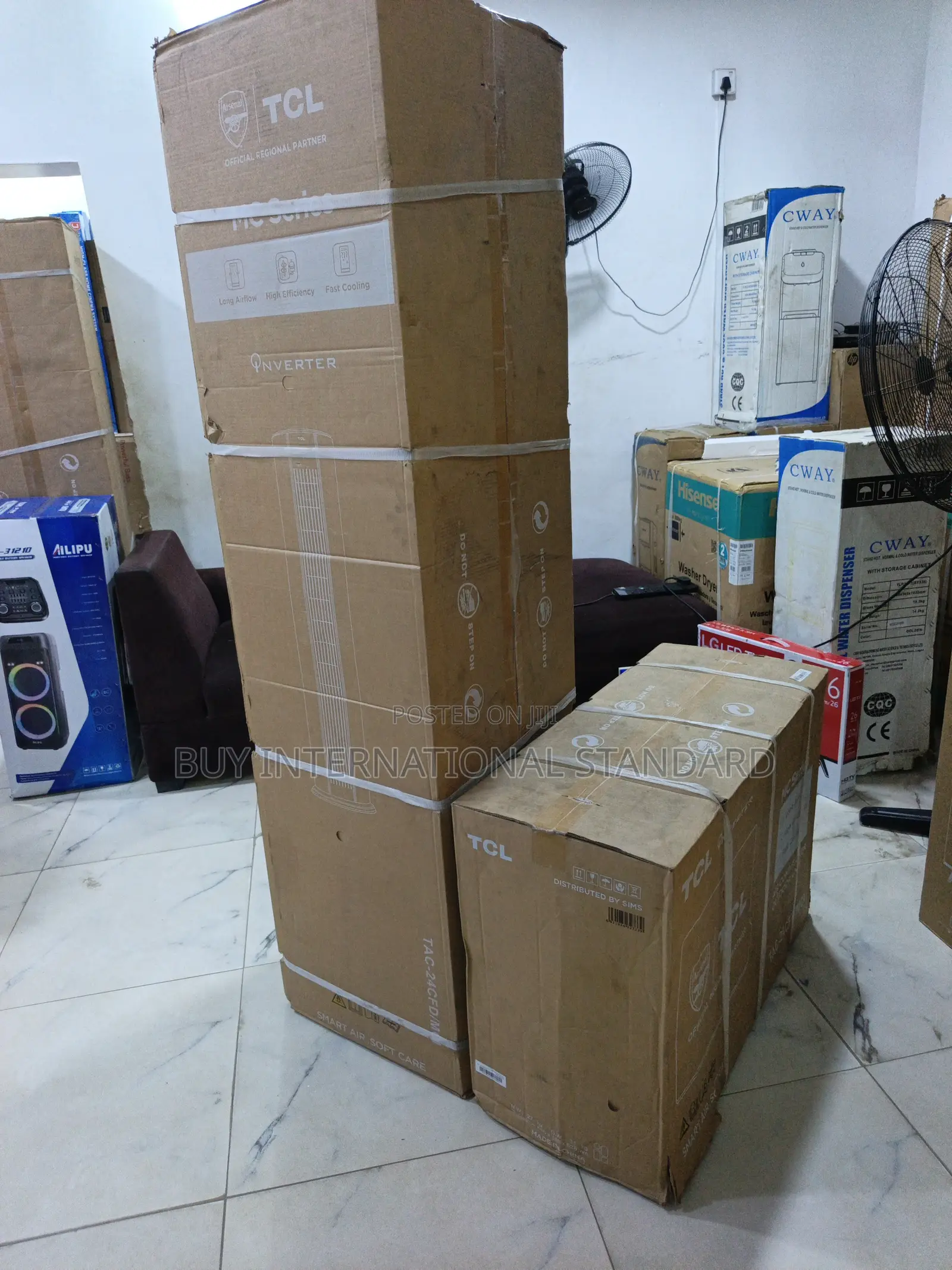 TCL Inverter AC - Tower Type, 2hp Output - Fast Cooling