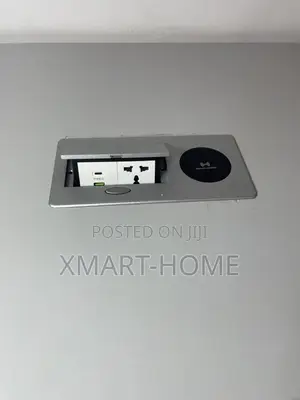Wireless Socket 3hole +USB (Black & Silver)