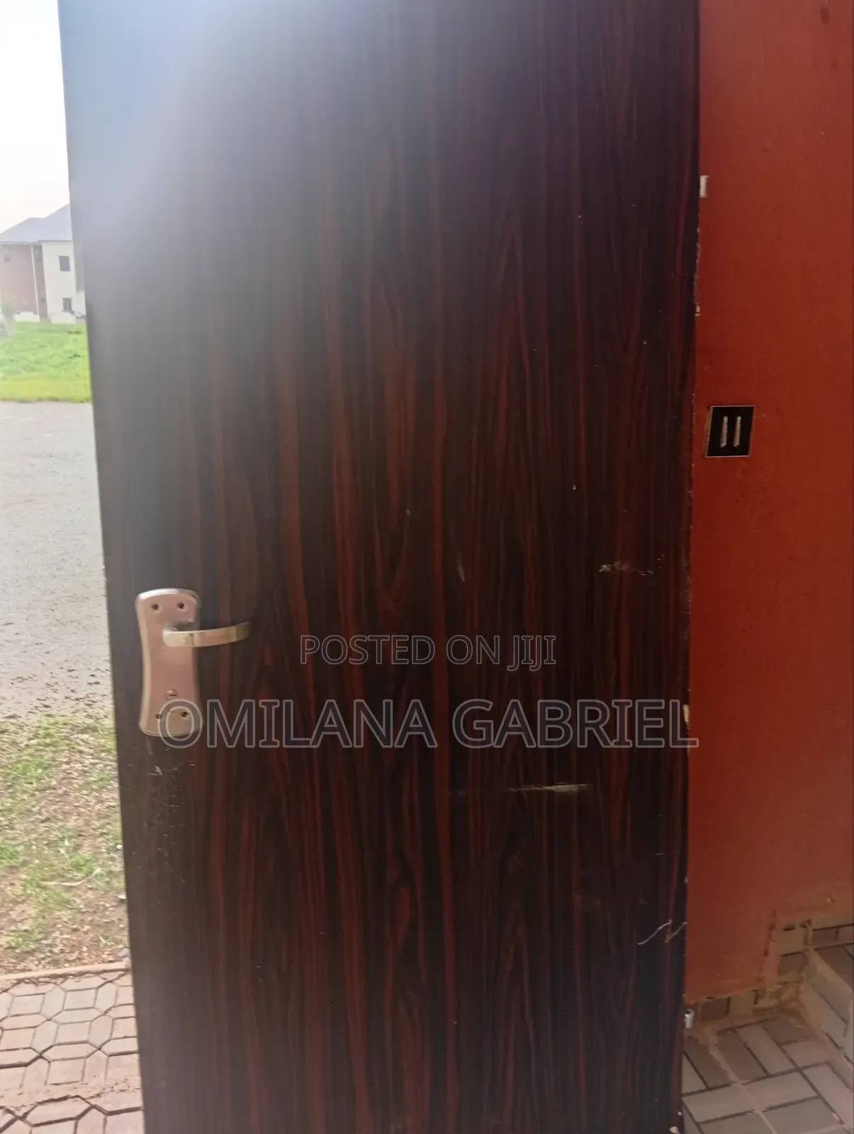 Used 3ft Security Door Silver Handle for Sales