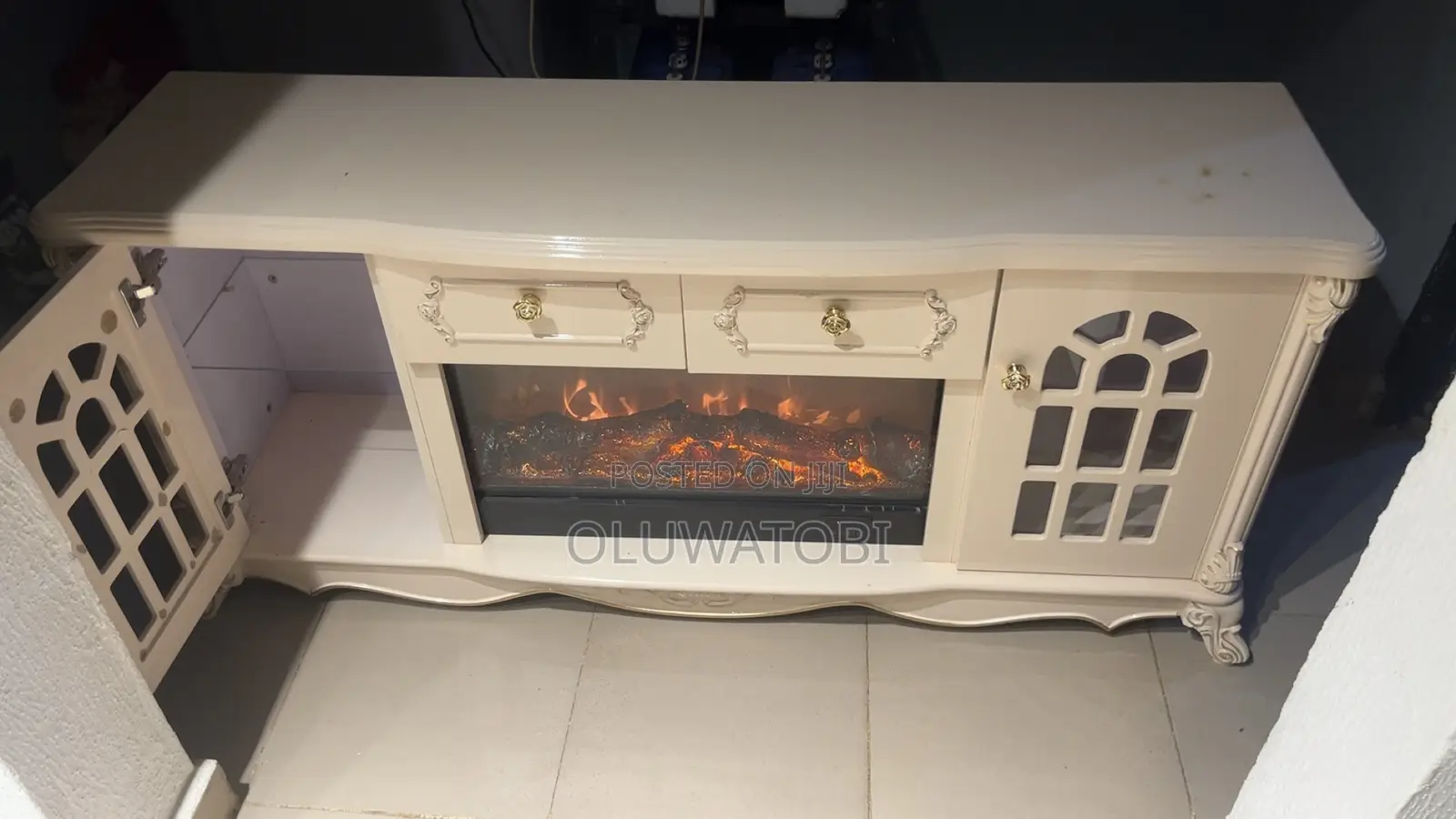 Fireplace TV Console