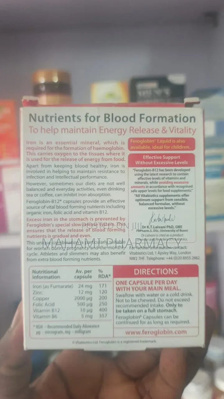 Vitabiotics Feroglobin Capsules