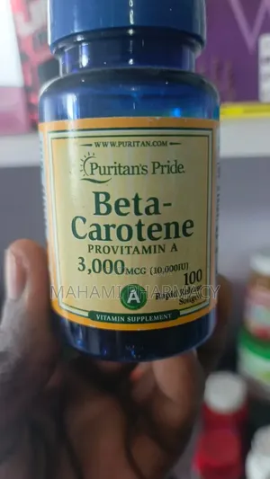 Puritan’s Pride Beta-Carotene Provitamin a 100 Rapid Release Softgel