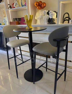 Table and Two Bar Stool