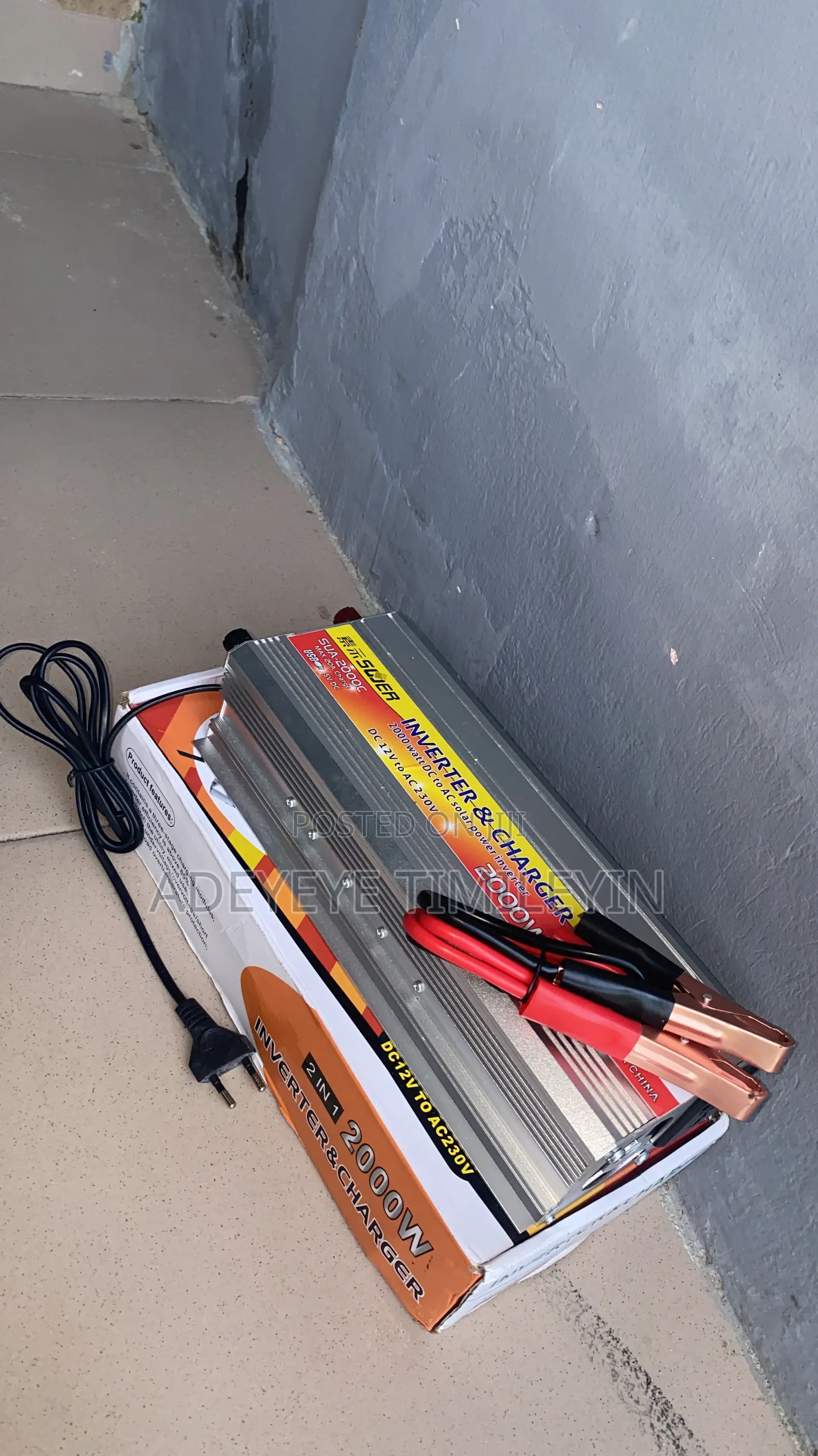 Sachet Inverter With Charger 2000w