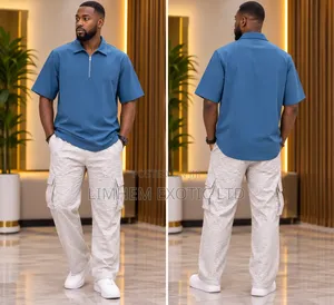 Three Quarter Zip Polo